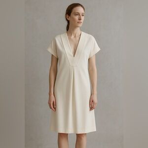 Chloe Cream Midi Dress